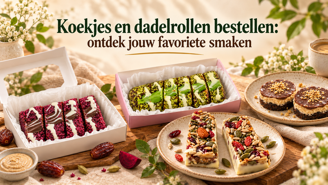 Koekjes en dadelrollen bestellen: ontdek jouw favoriete smaken