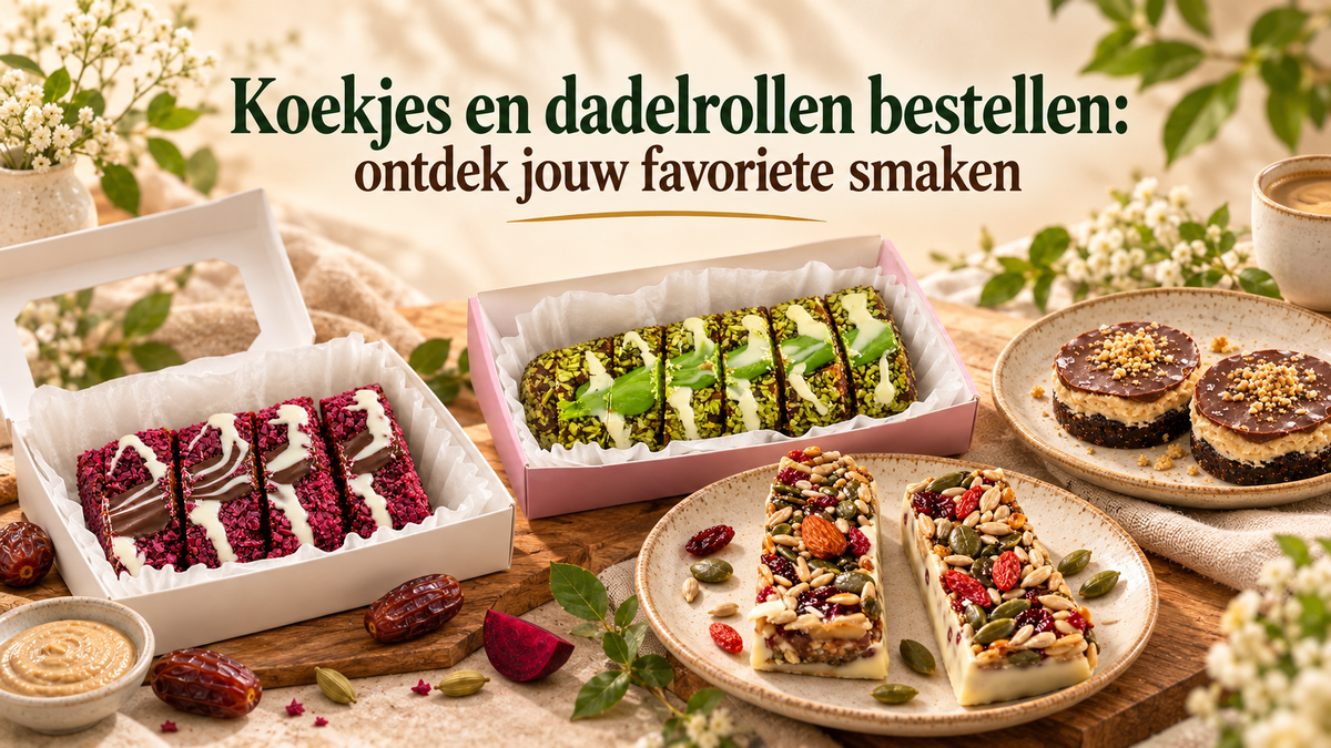 Koekjes en dadelrollen bestellen: ontdek jouw favoriete smaken
