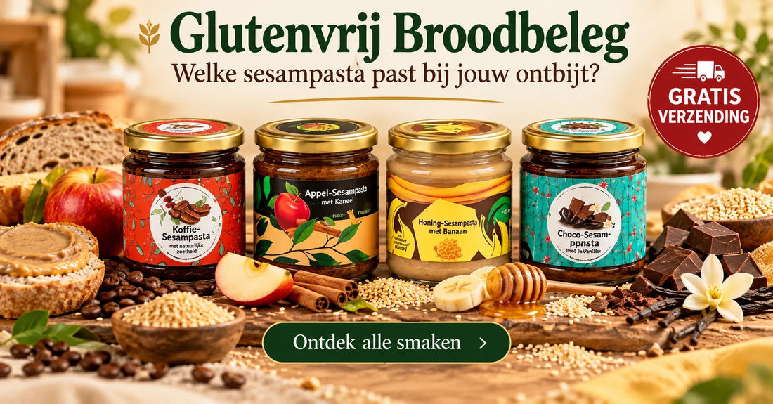Glutenvrij broodbeleg: welke sesampasta past bij jouw ontbijt?