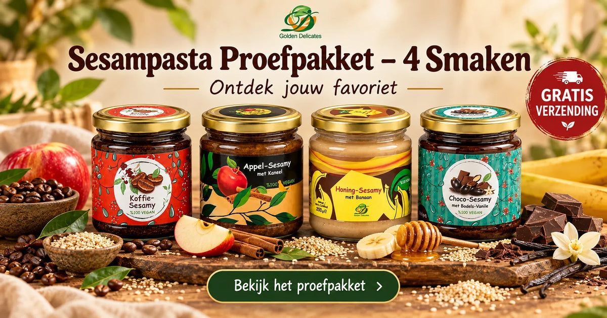 Sesampasta Proefpakket – 4 Smaken
