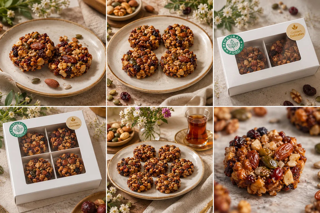 Golden Nut Bites