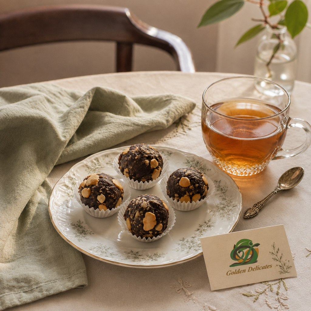 Pruimen–Cashewkoekjes met Sesam en Druivenstroop