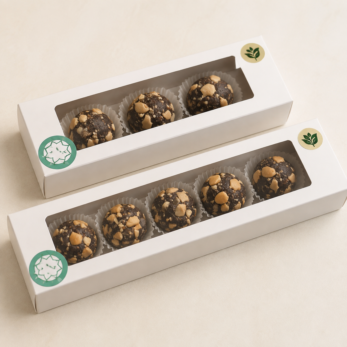 Pruimen–Cashewkoekjes met Sesam en Druivenstroop